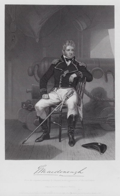 Thomas Macdonough (engraving) 作者 阿隆佐（后）查佩尔