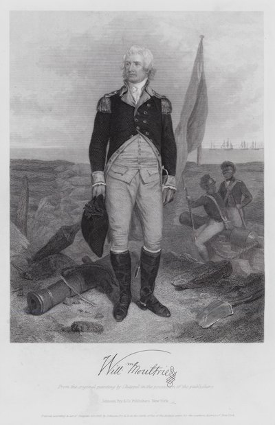 William Moultrie（雕刻）。 作者 阿隆佐（后）查佩尔