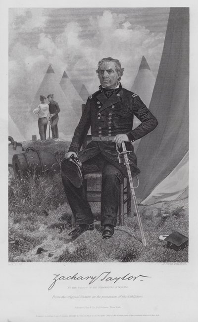 Zachary Taylor (engraving) 作者 阿隆佐（后）查佩尔