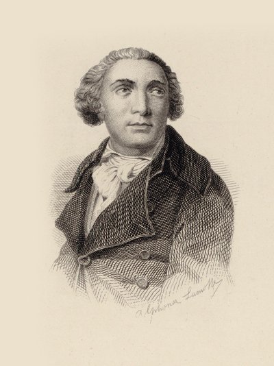 Giovanni Paisiello 1740-1816的肖像。 作者 阿方斯·拉莫特