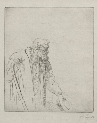 一个乞丐 作者 阿方斯·莱格罗斯（Alphonse Legros）