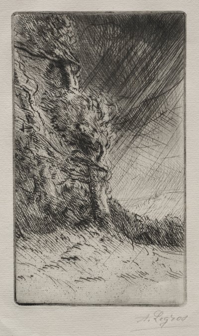 一阵风。 作者 阿方斯·莱格罗斯（Alphonse Legros）