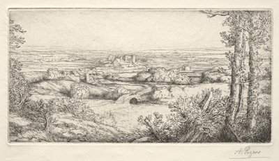 勃艮第山谷 作者 阿方斯·莱格罗斯（Alphonse Legros）