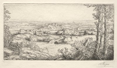 勃艮第的一个山谷勃艮第的一个山谷。 作者 阿方斯·莱格罗斯（Alphonse Legros）