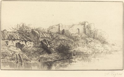 被遗弃的村庄 作者 阿方斯·莱格罗斯（Alphonse Legros）