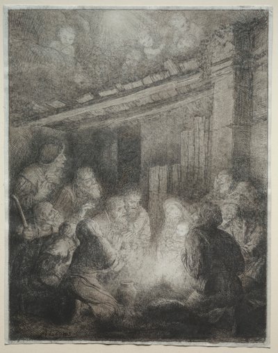 牧羊人的崇拜 作者 阿方斯·莱格罗斯（Alphonse Legros）