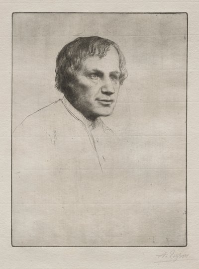 阿尔弗雷德·史蒂文斯（Alfred Stevens）。 作者 阿方斯·莱格罗斯（Alphonse Legros）