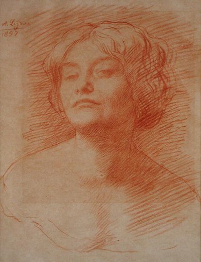 爱丽丝-克努斯图布 作者 阿方斯·莱格罗斯（Alphonse Legros）