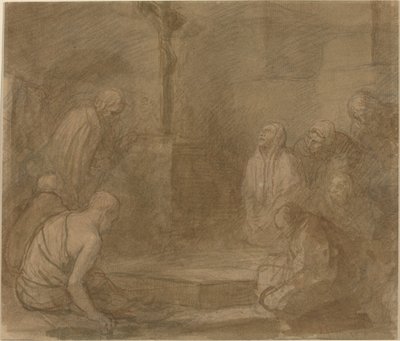在十字架的脚下 作者 阿方斯·莱格罗斯（Alphonse Legros）