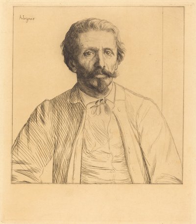 奥古斯特-德拉特。 作者 Alphonse Legros
