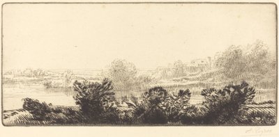 卢瓦尔河岸边的Bord de la Loire。 作者 阿方斯·莱格罗斯（Alphonse Legros）