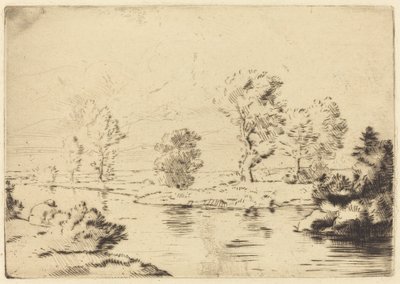 马恩河岸(Bord de la Marne) 作者 阿方斯·莱格罗斯（Alphonse Legros）