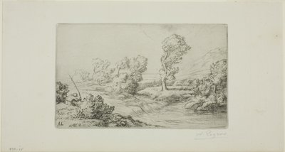 马恩河岸 作者 阿方斯·莱格罗斯（Alphonse Legros）