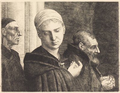 Baptism Le bapteme. 作者 阿方斯·莱格罗斯（Alphonse Legros）