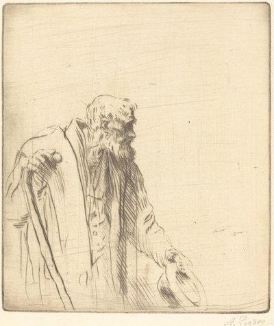乞丐 Un mendiant. 作者 阿方斯·莱格罗斯（Alphonse Legros）