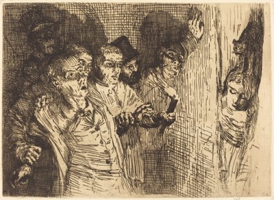 黑猫 作者 阿方斯·莱格罗斯（Alphonse Legros）