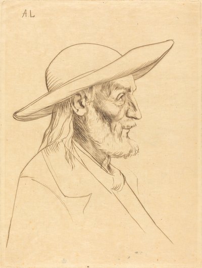 布列塔尼农民 Paysan breton. 作者 阿方斯·莱格罗斯（Alphonse Legros）