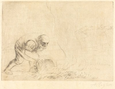 燃烧的草 作者 阿方斯·莱格罗斯（Alphonse Legros）