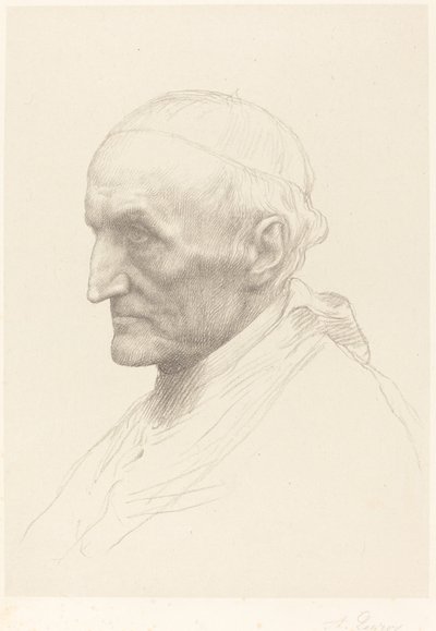 红衣主教曼宁，第二盘 作者 阿方斯·莱格罗斯（Alphonse Legros）