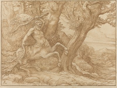 有树枝的半人马 作者 阿方斯·莱格罗斯（Alphonse Legros）