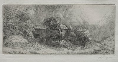 Chailli：金色效果。 作者 阿方斯·莱格罗斯（Alphonse Legros）