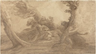 拍打雷鸣。 作者 阿方斯·莱格罗斯（Alphonse Legros）