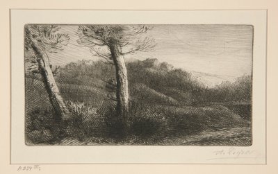 日落 作者 阿方斯·莱格罗斯（Alphonse Legros）