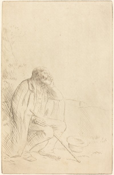 白日梦(Le reveur) 作者 阿方斯·莱格罗斯（Alphonse Legros）