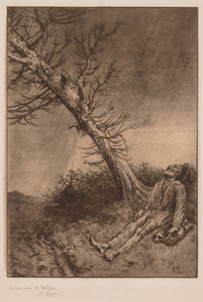 流浪者之死 作者 阿方斯·莱格罗斯（Alphonse Legros）