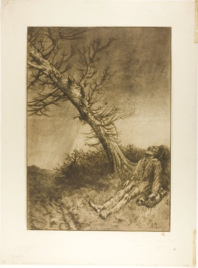 流浪者之死 作者 阿方斯·莱格罗斯（Alphonse Legros）