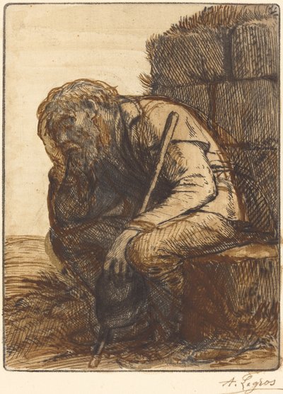 绝望的人(Le desespere) 作者 阿方斯·莱格罗斯（Alphonse Legros）