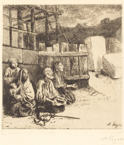 英国乞丐 作者 阿方斯·莱格罗斯（Alphonse Legros）