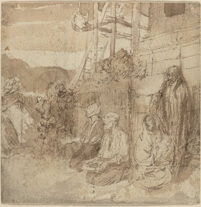 英国乞丐 作者 阿方斯·莱格罗斯（Alphonse Legros）