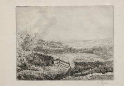 球场入口 作者 阿方斯·莱格罗斯（Alphonse Legros）