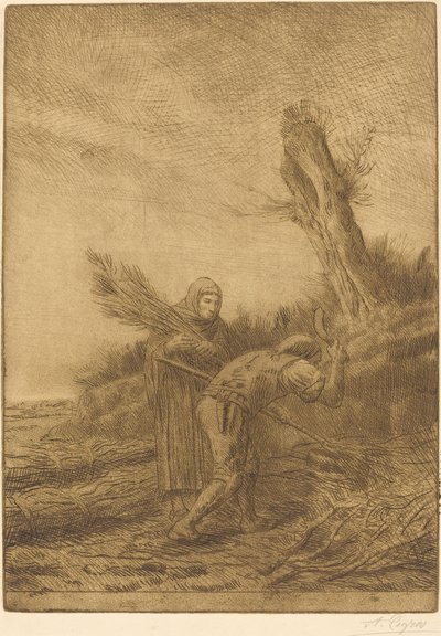 炉渣制造者(Les faiseurs de fagots) 作者 阿方斯·莱格罗斯（Alphonse Legros）