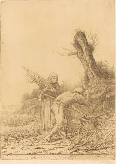 炉渣制造者(Les faiseurs de fagots) 作者 阿方斯·莱格罗斯（Alphonse Legros）