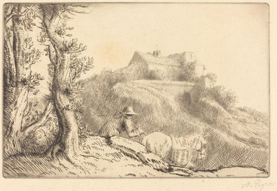 山上的农场 作者 阿方斯·莱格罗斯（Alphonse Legros）