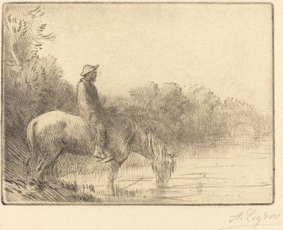 觅河 (Le gue) 作者 阿方斯·莱格罗斯（Alphonse Legros）
