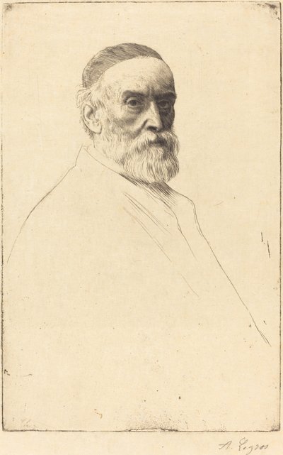 G.F. Watts, R.A. 。 作者 阿方斯·莱格罗斯（Alphonse Legros）