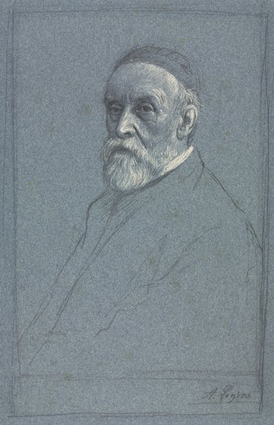 乔治·弗雷德里克·沃茨（RA） 1877-1878年。 作者 阿方斯·莱格罗斯（Alphonse Legros）