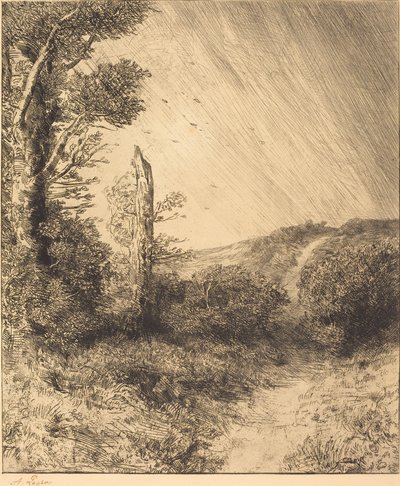 阵风 Le coup de vent. 作者 阿方斯·莱格罗斯（Alphonse Legros）