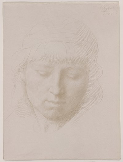 人头 作者 阿方斯·莱格罗斯（Alphonse Legros）