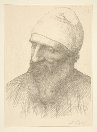 人头 作者 阿方斯·莱格罗斯（Alphonse Legros）