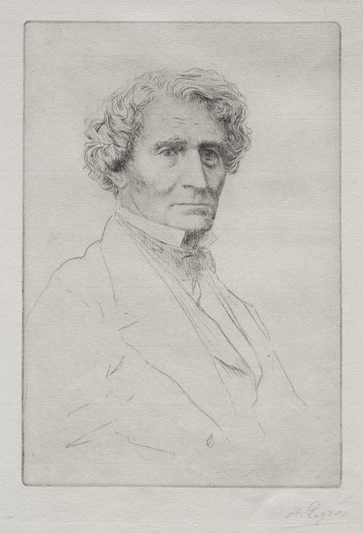 埃克托-柏辽兹 作者 阿方斯·莱格罗斯（Alphonse Legros）