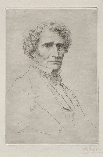 赫克托·贝利奥兹（Hector Berlioz）。 作者 阿方斯·莱格罗斯（Alphonse Legros）