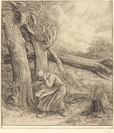飓风 飓风。 作者 阿方斯·莱格罗斯（Alphonse Legros）