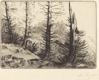 在比利牛斯山脉 Dans les Pyrenees. 作者 阿方斯·莱格罗斯（Alphonse Legros）