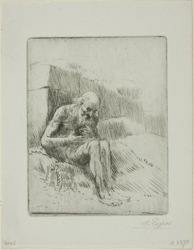 工作，第二板 作者 阿方斯·莱格罗斯（Alphonse Legros）