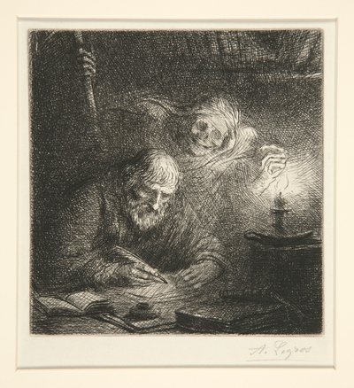 死亡与哲学家 作者 阿方斯·莱格罗斯（Alphonse Legros）