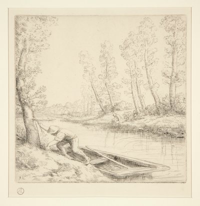 河边的早晨 作者 阿方斯·莱格罗斯（Alphonse Legros）